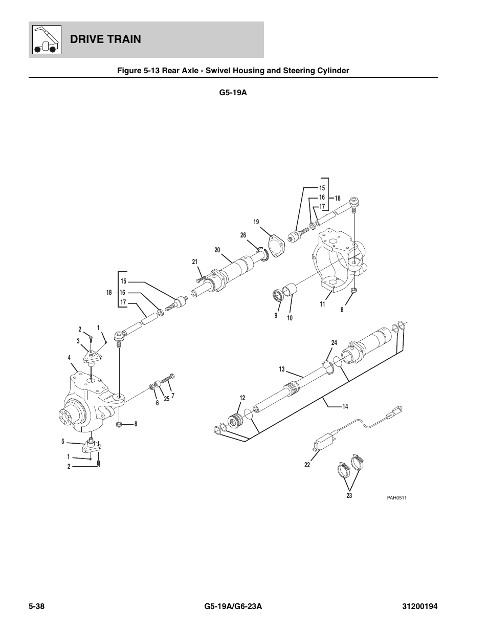 Drive train | JLG G6-23A Parts Manual User Manual | Page 112 / 318