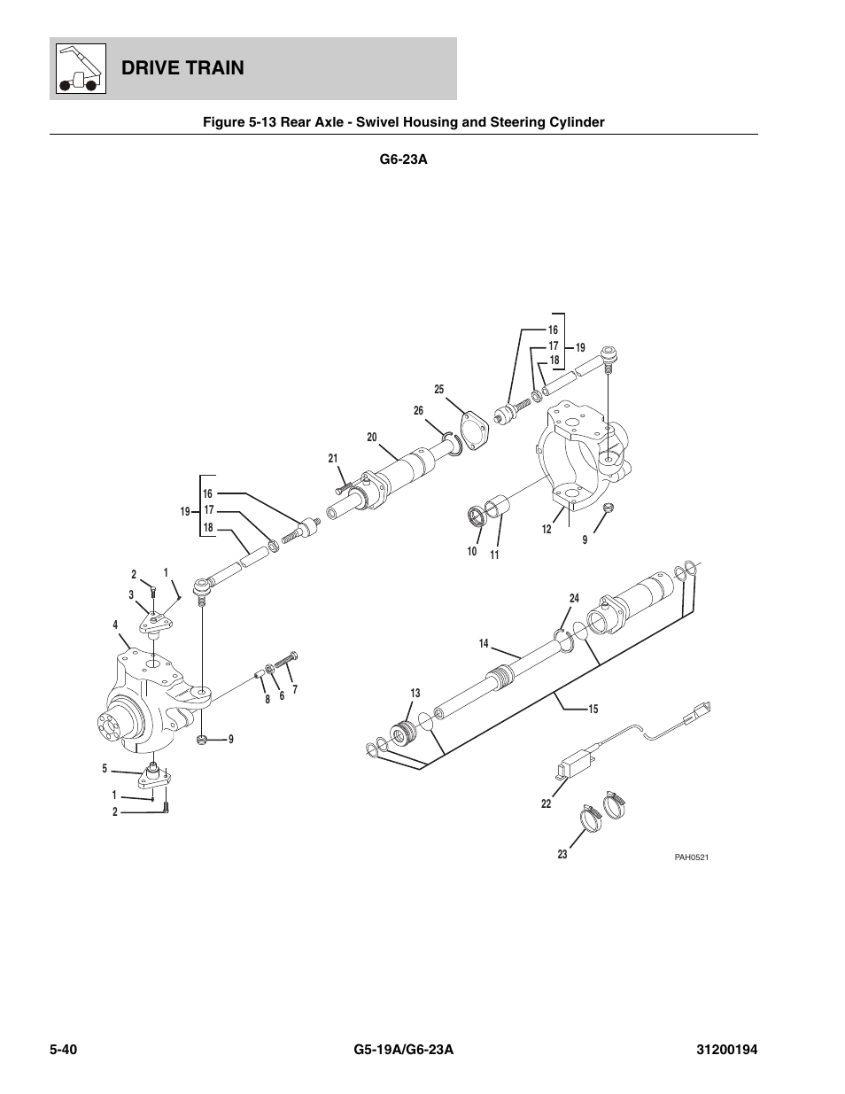 Drive train | JLG G6-23A Parts Manual User Manual | Page 114 / 318