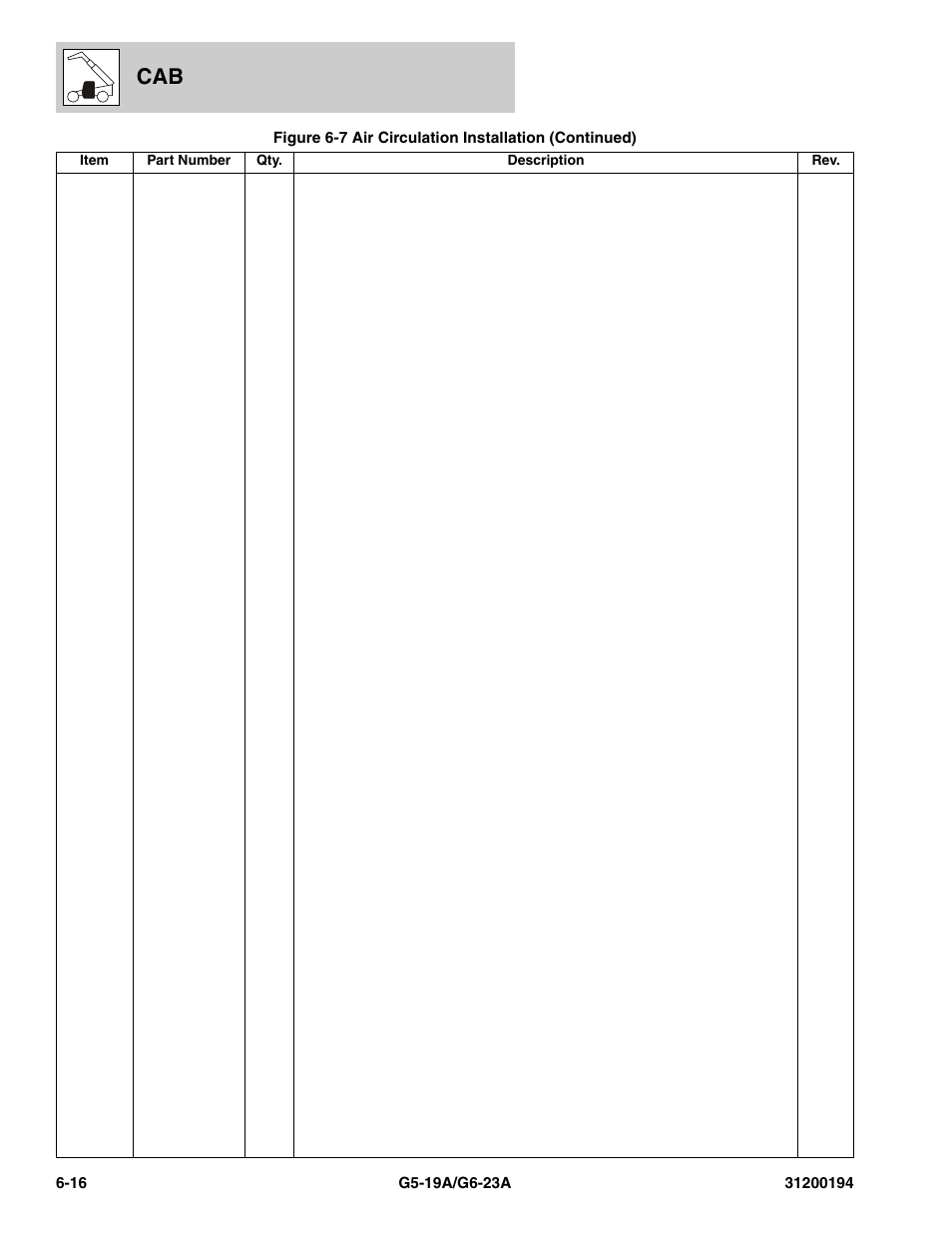 JLG G6-23A Parts Manual User Manual | Page 152 / 318