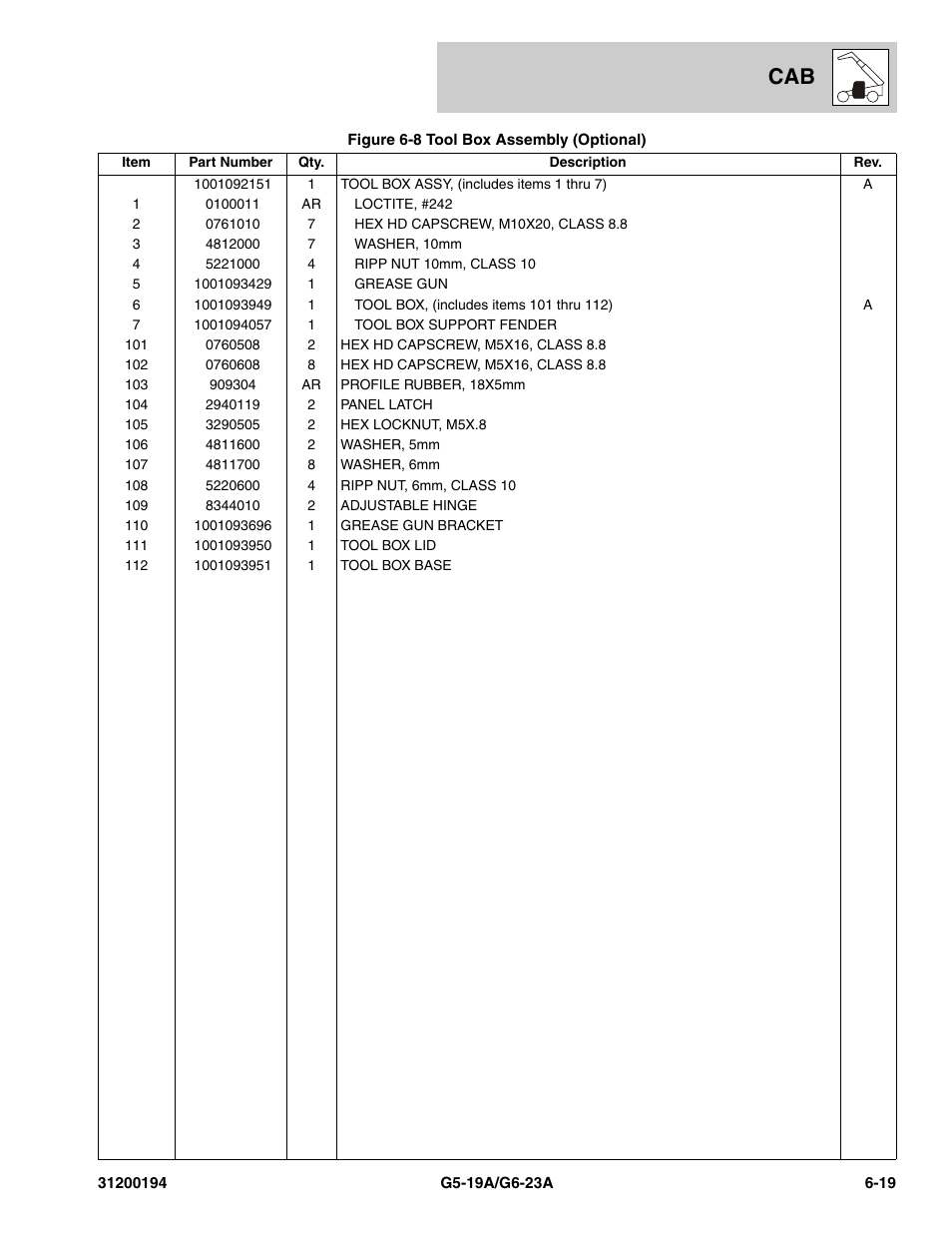 JLG G6-23A Parts Manual User Manual | Page 155 / 318