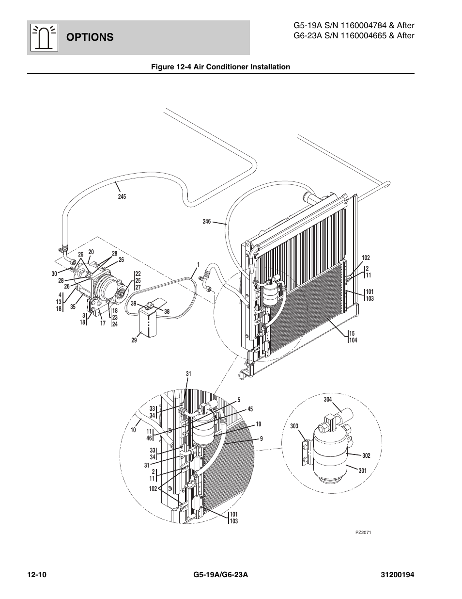 Options | JLG G6-23A Parts Manual User Manual | Page 286 / 318