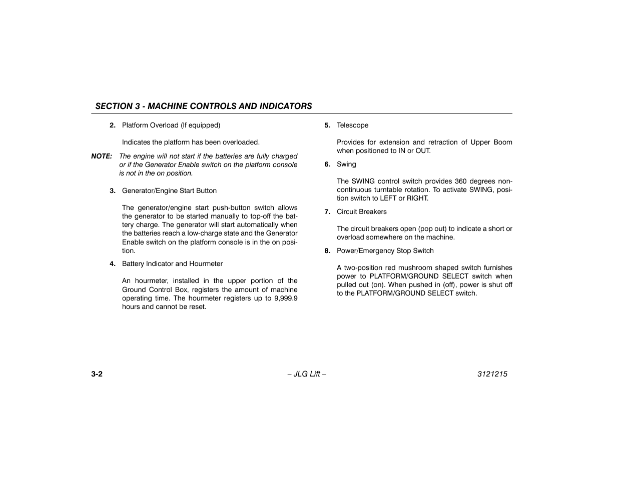 JLG M400 Operator Manual User Manual | Page 32 / 118