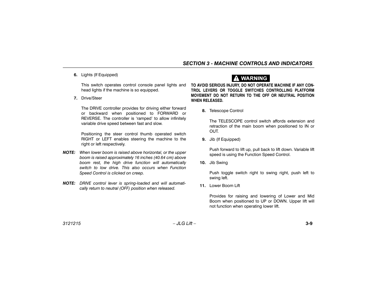 JLG M400 Operator Manual User Manual | Page 39 / 118