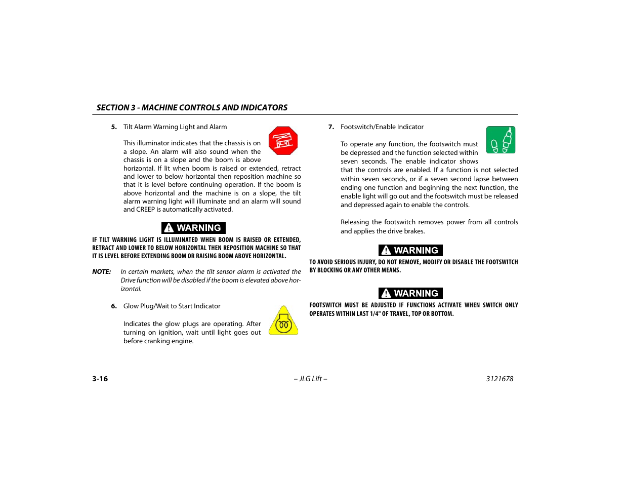JLG 680S Operator Manual User Manual | Page 58 / 124