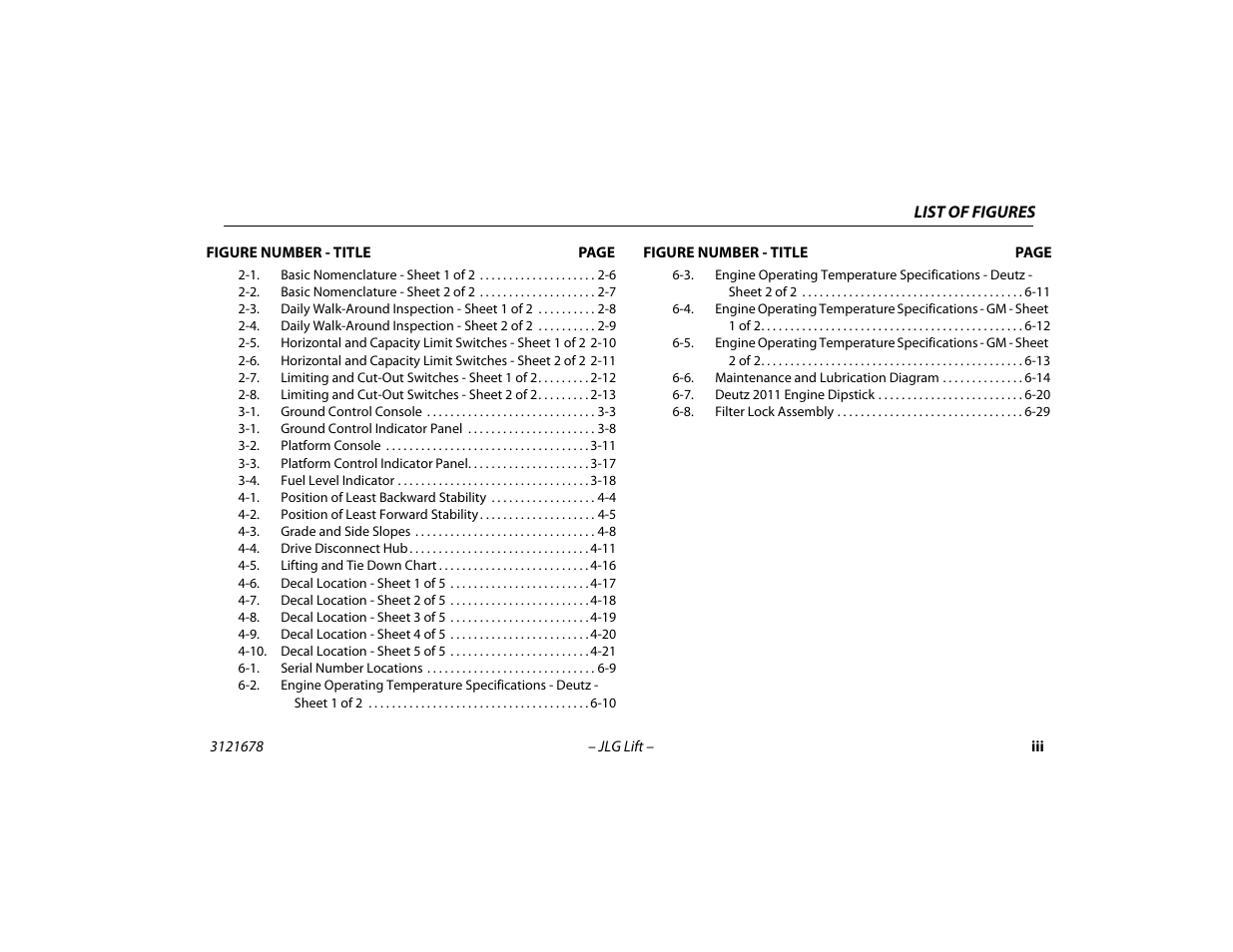 JLG 680S Operator Manual User Manual | Page 9 / 124