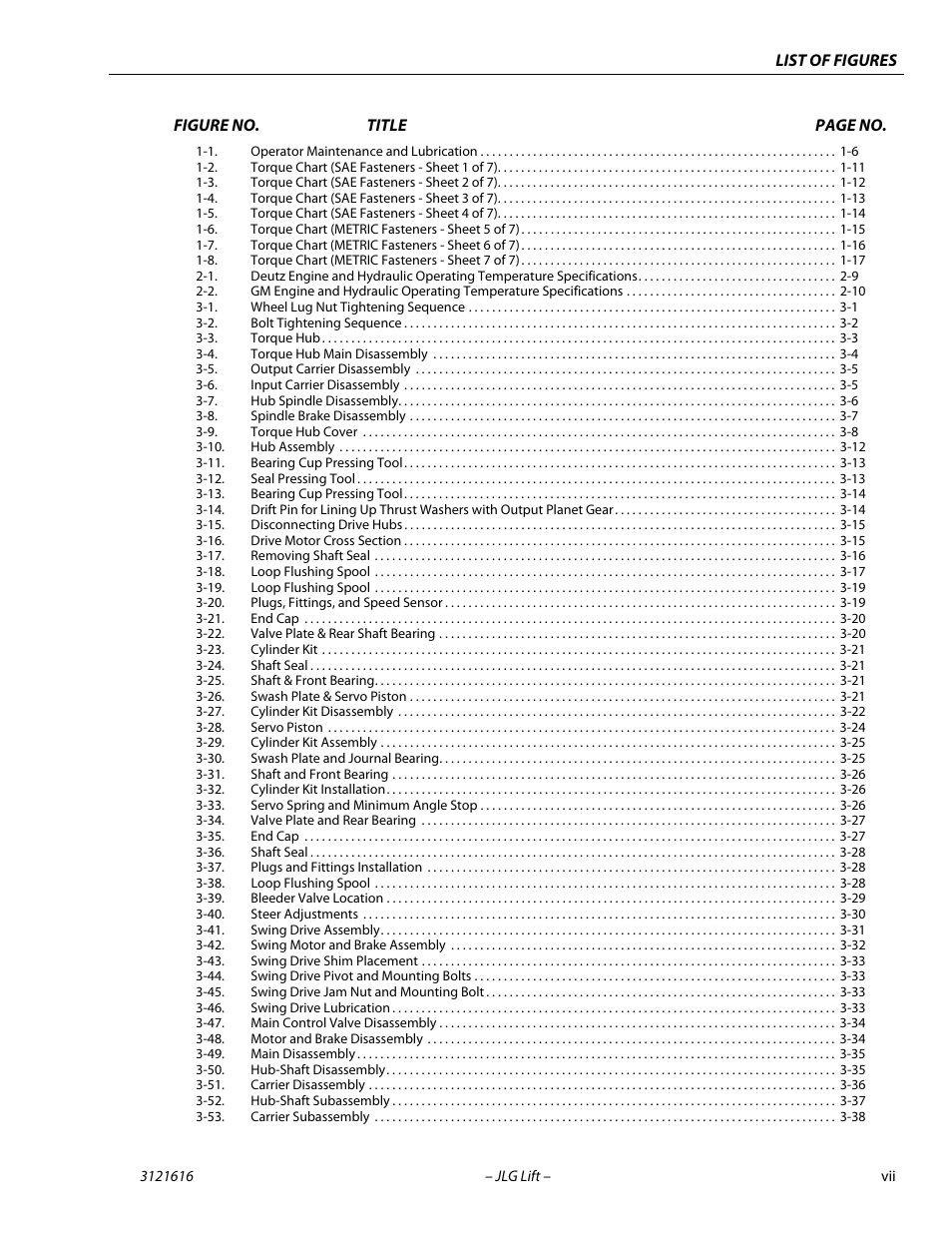 JLG 660AJ Service Manual User Manual | Page 11 / 334
