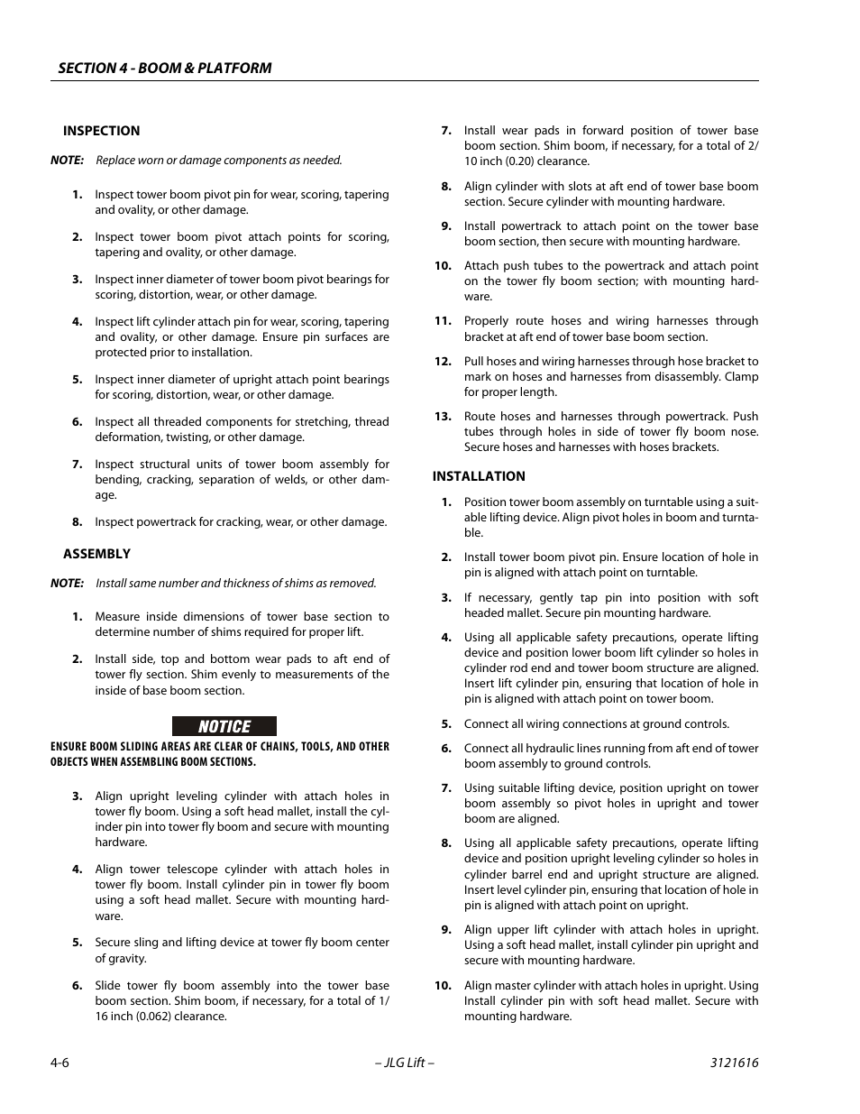 JLG 660AJ Service Manual User Manual | Page 154 / 334