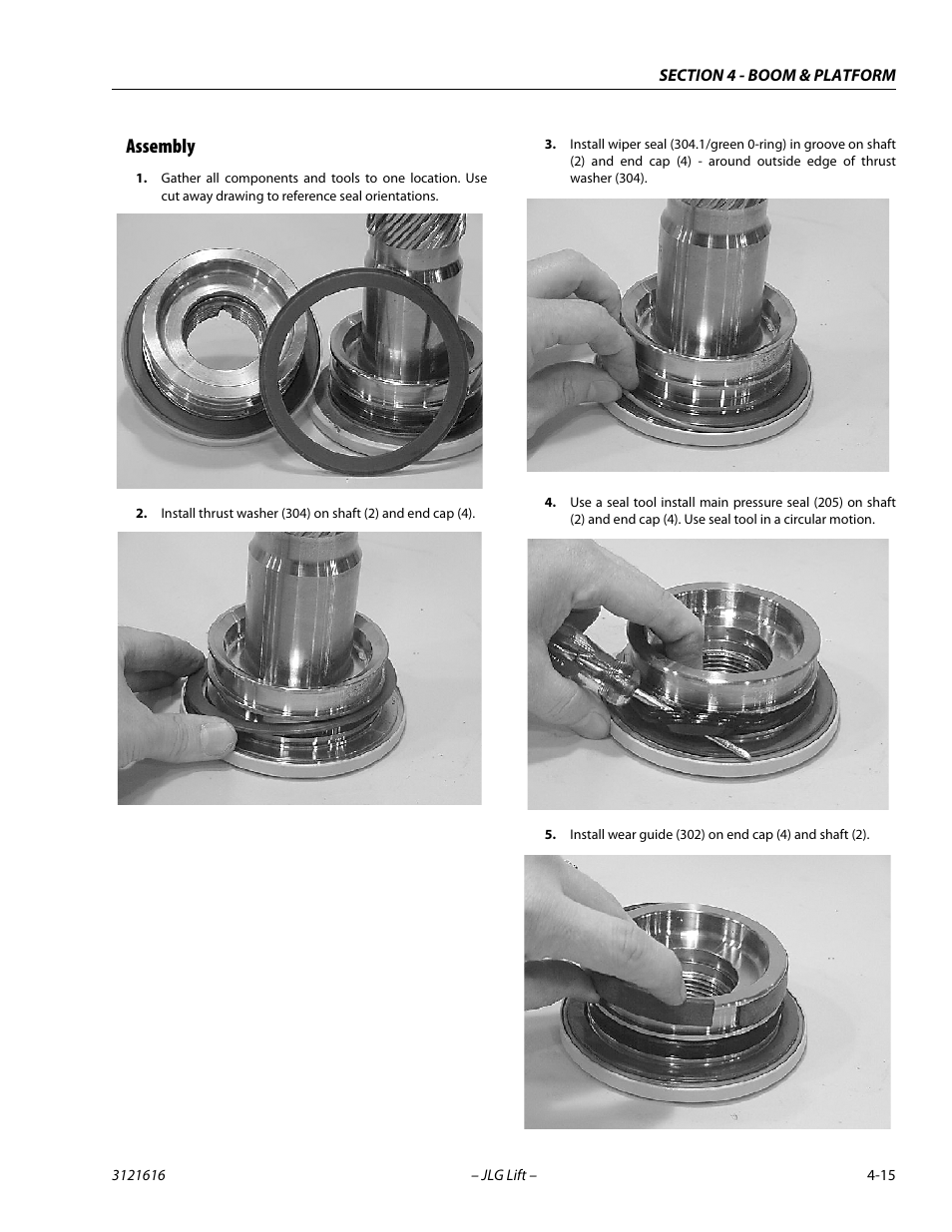 Assembly, Assembly -15 | JLG 660AJ Service Manual User Manual | Page 163 / 334