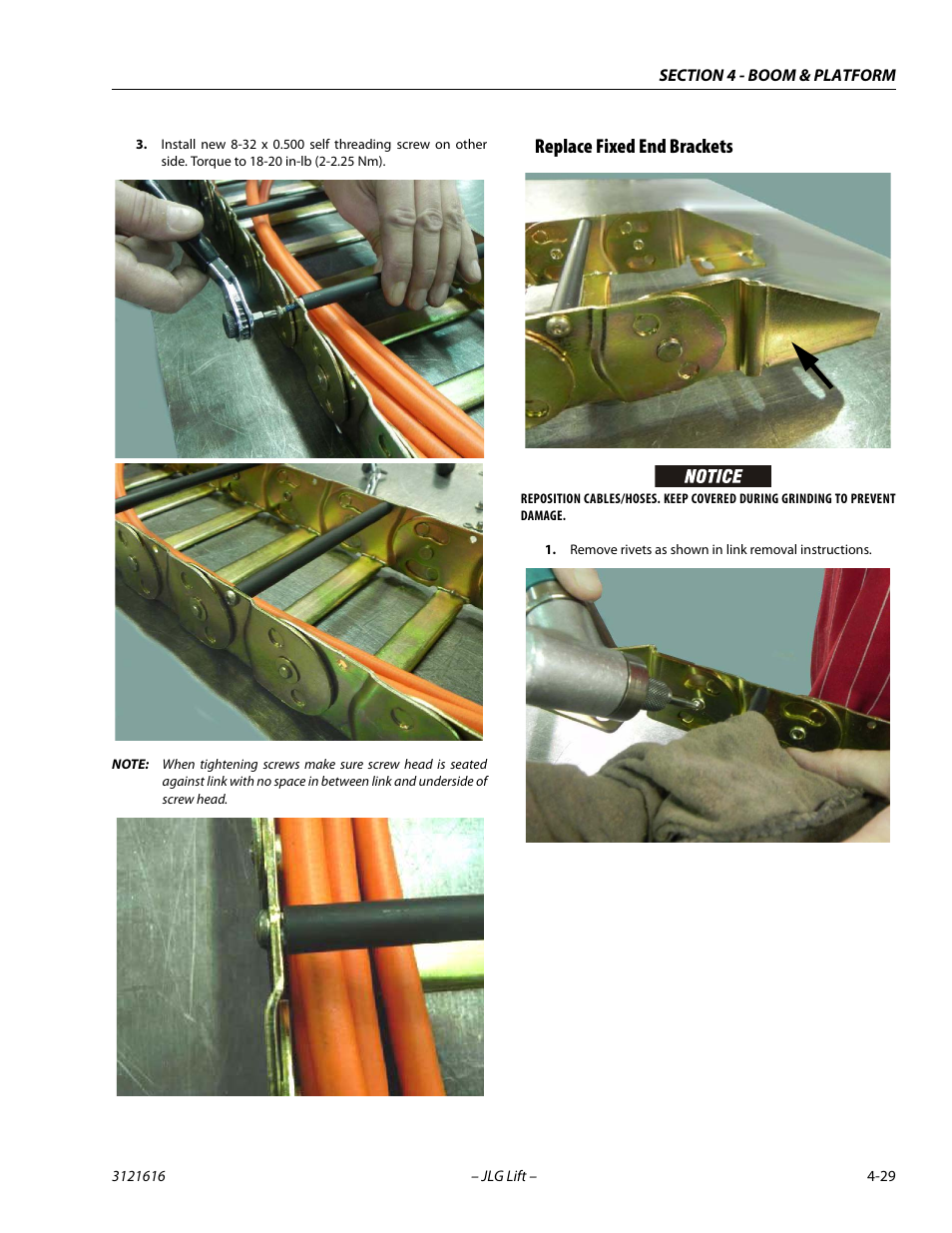 Replace fixed end brackets, Replace fixed end brackets -29 | JLG 660AJ Service Manual User Manual | Page 177 / 334