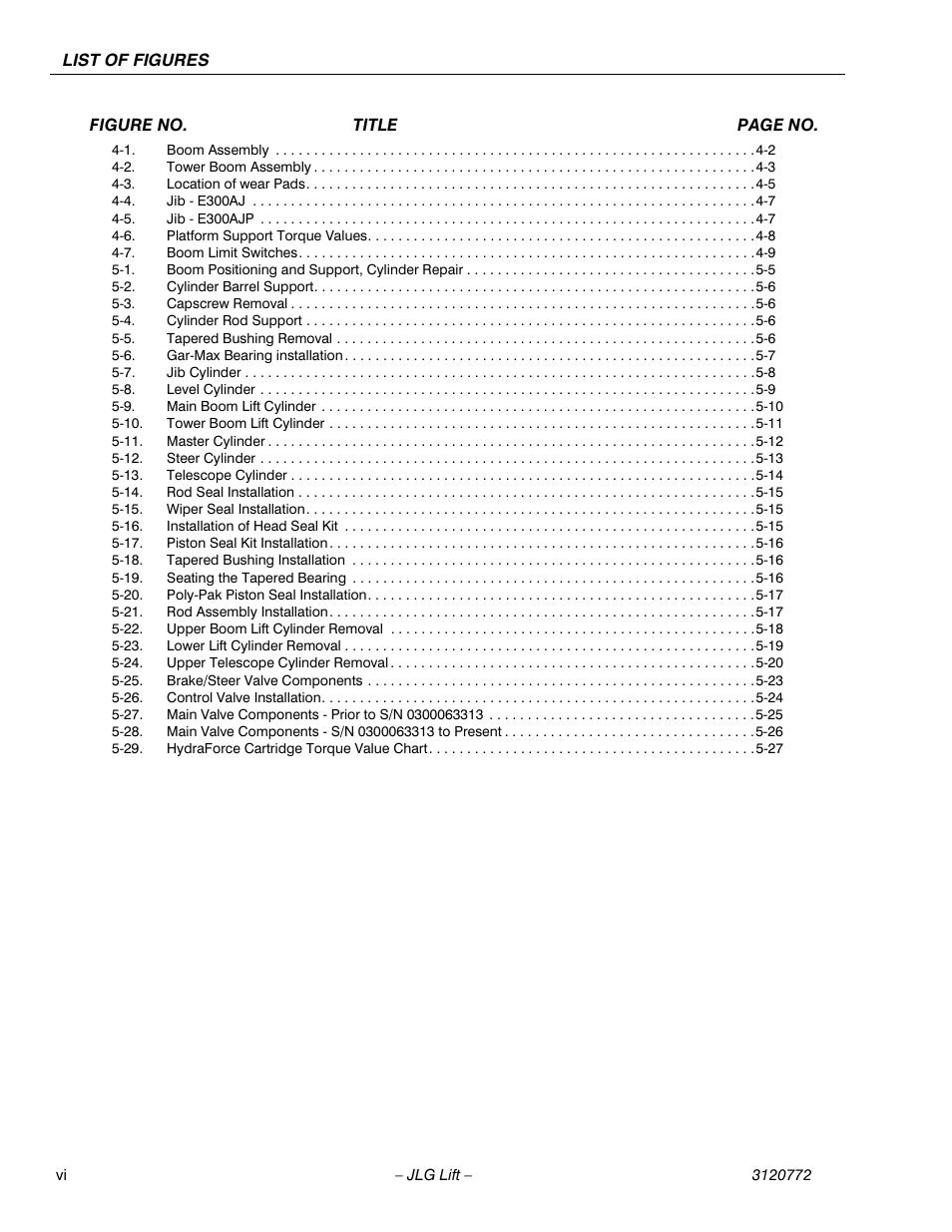 JLG E300 Service Manual User Manual | Page 10 / 174