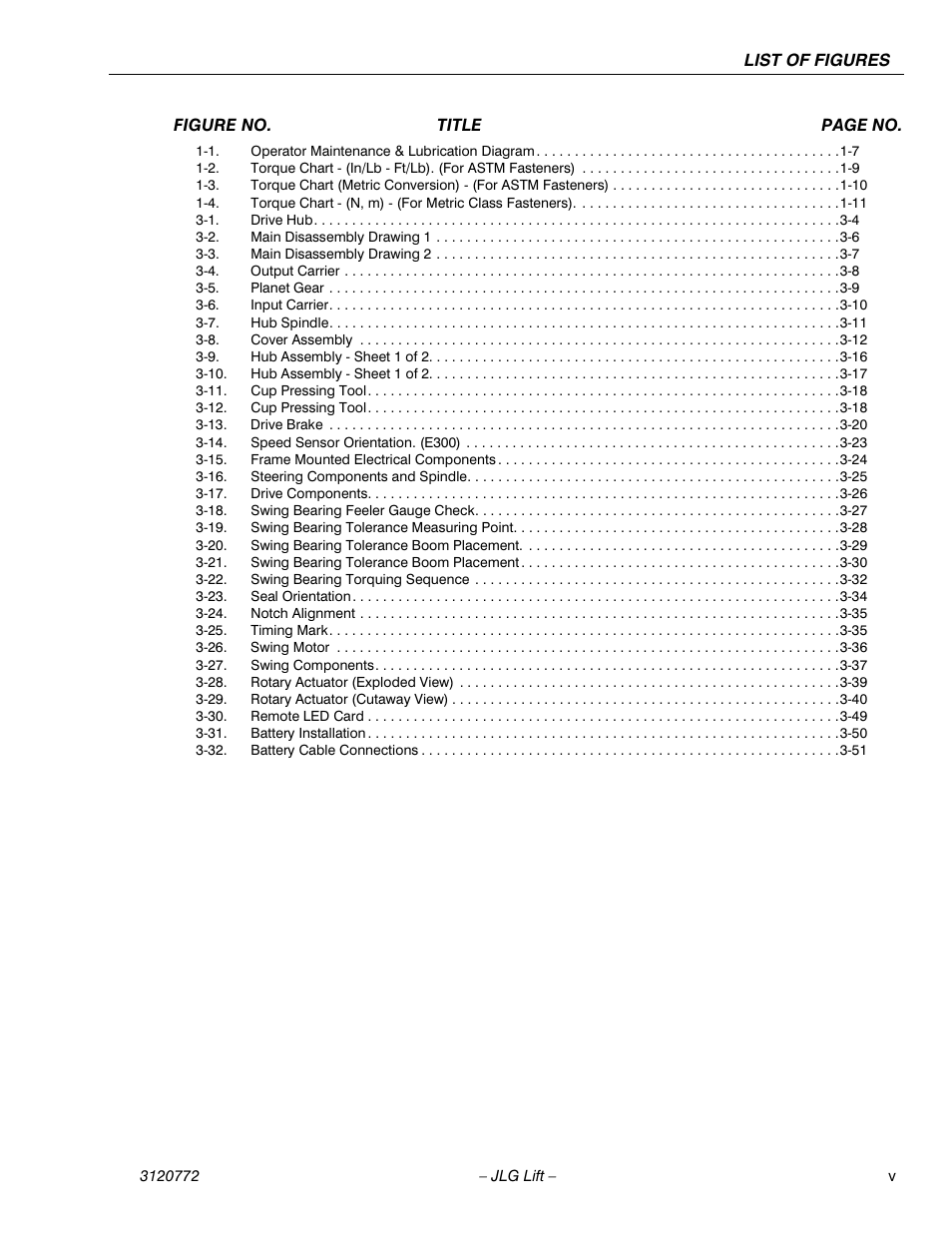 JLG E300 Service Manual User Manual | Page 9 / 174