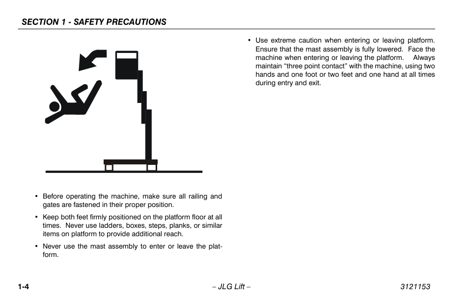 JLG 19BD Operator Manual User Manual | Page 14 / 54
