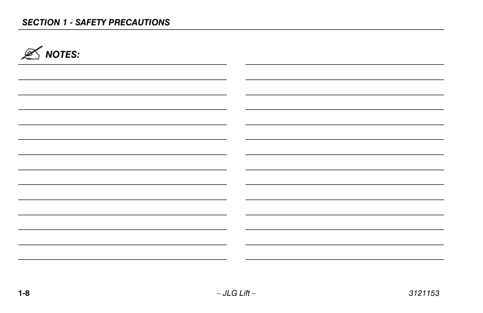 JLG 19BD Operator Manual User Manual | Page 18 / 54