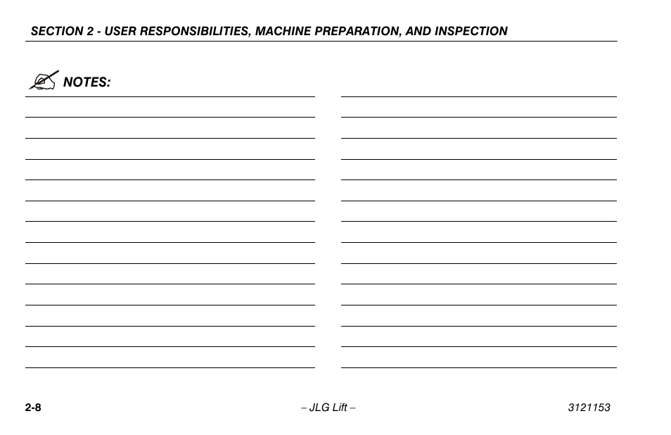 JLG 19BD Operator Manual User Manual | Page 26 / 54