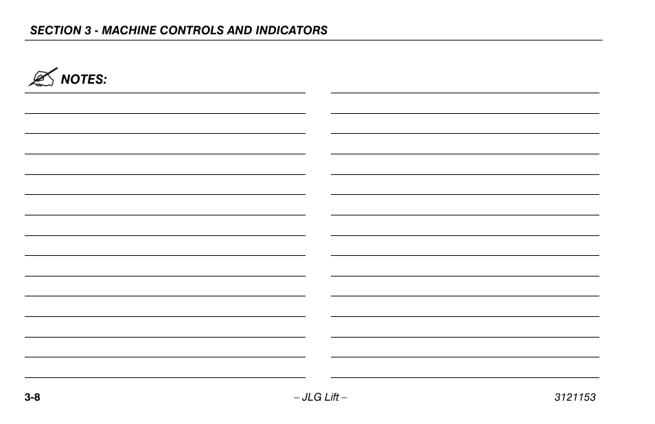 JLG 19BD Operator Manual User Manual | Page 34 / 54