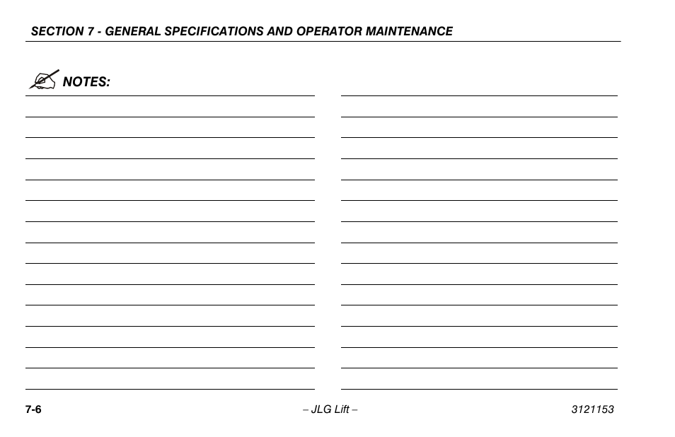 JLG 19BD Operator Manual User Manual | Page 48 / 54