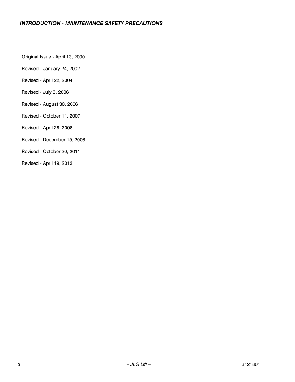 JLG 260MRT Service Manual User Manual | Page 4 / 106