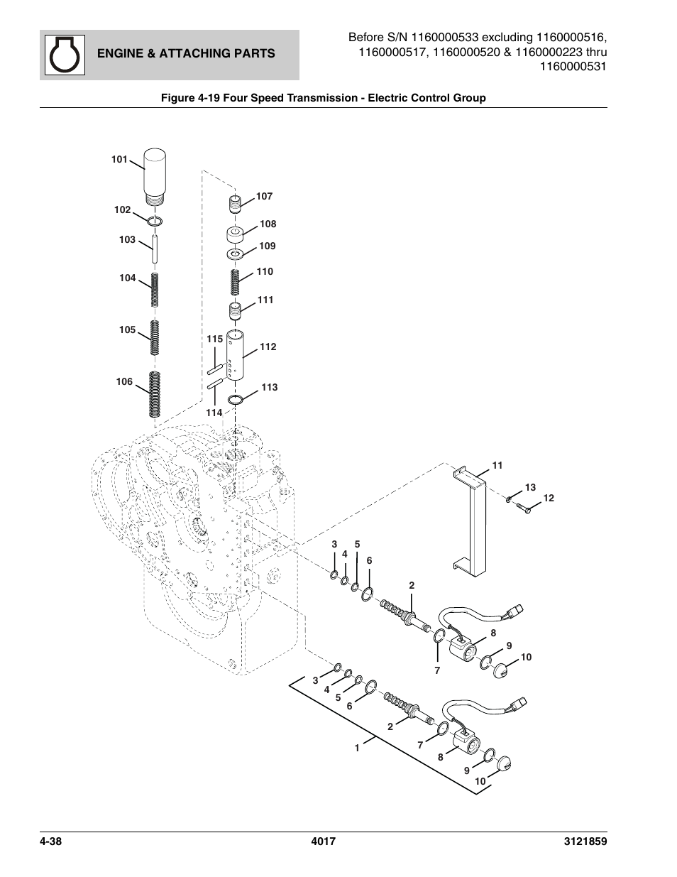 JLG 4017 Parts Manual User Manual | Page 124 / 357