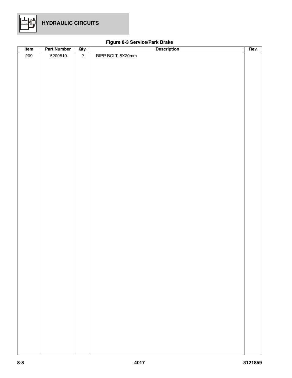 JLG 4017 Parts Manual User Manual | Page 198 / 357