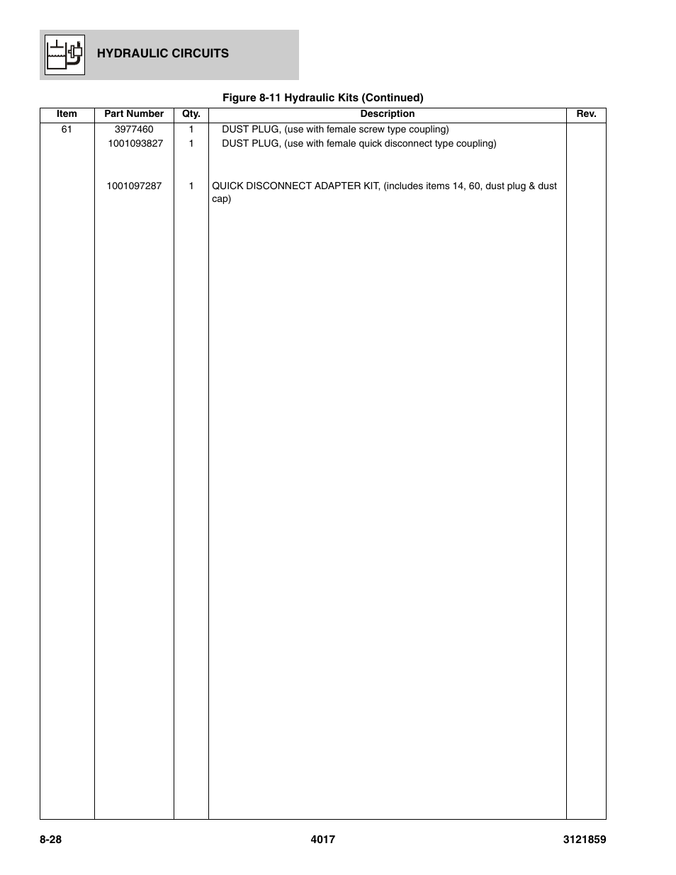 JLG 4017 Parts Manual User Manual | Page 218 / 357