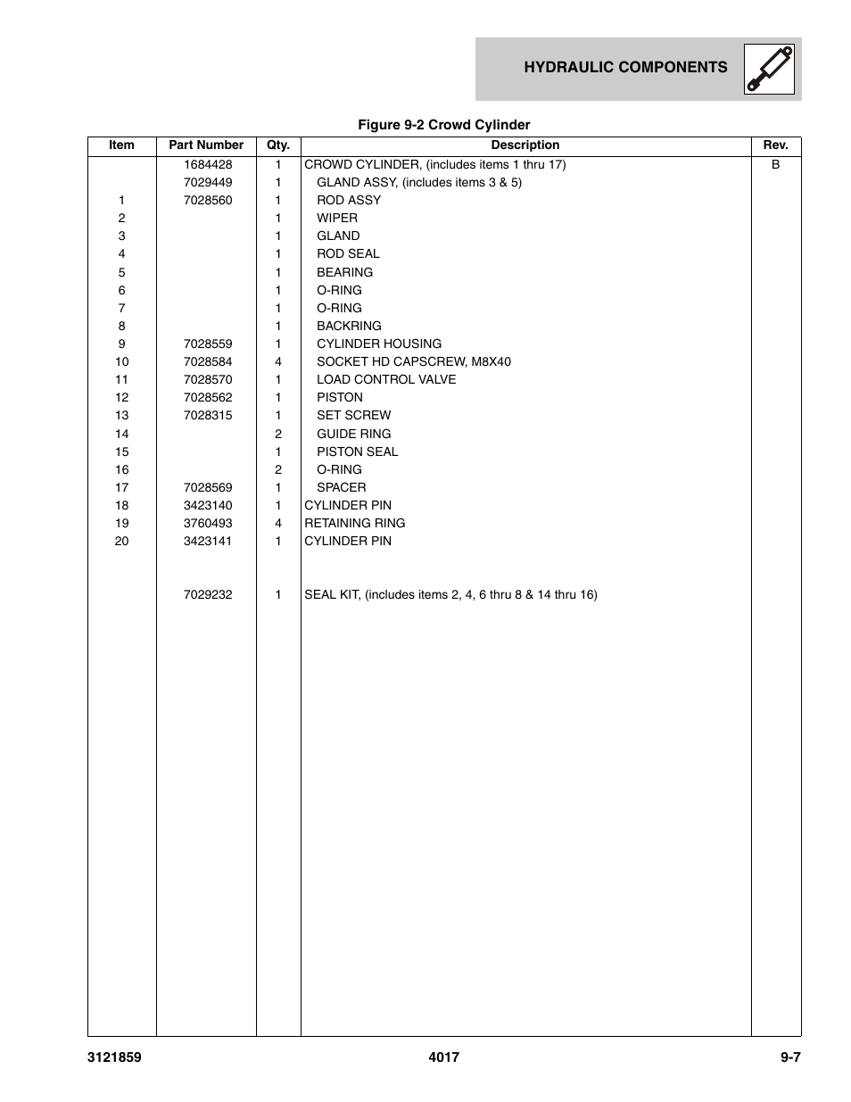 JLG 4017 Parts Manual User Manual | Page 235 / 357