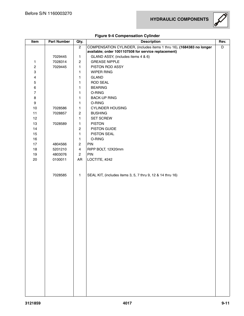 JLG 4017 Parts Manual User Manual | Page 239 / 357