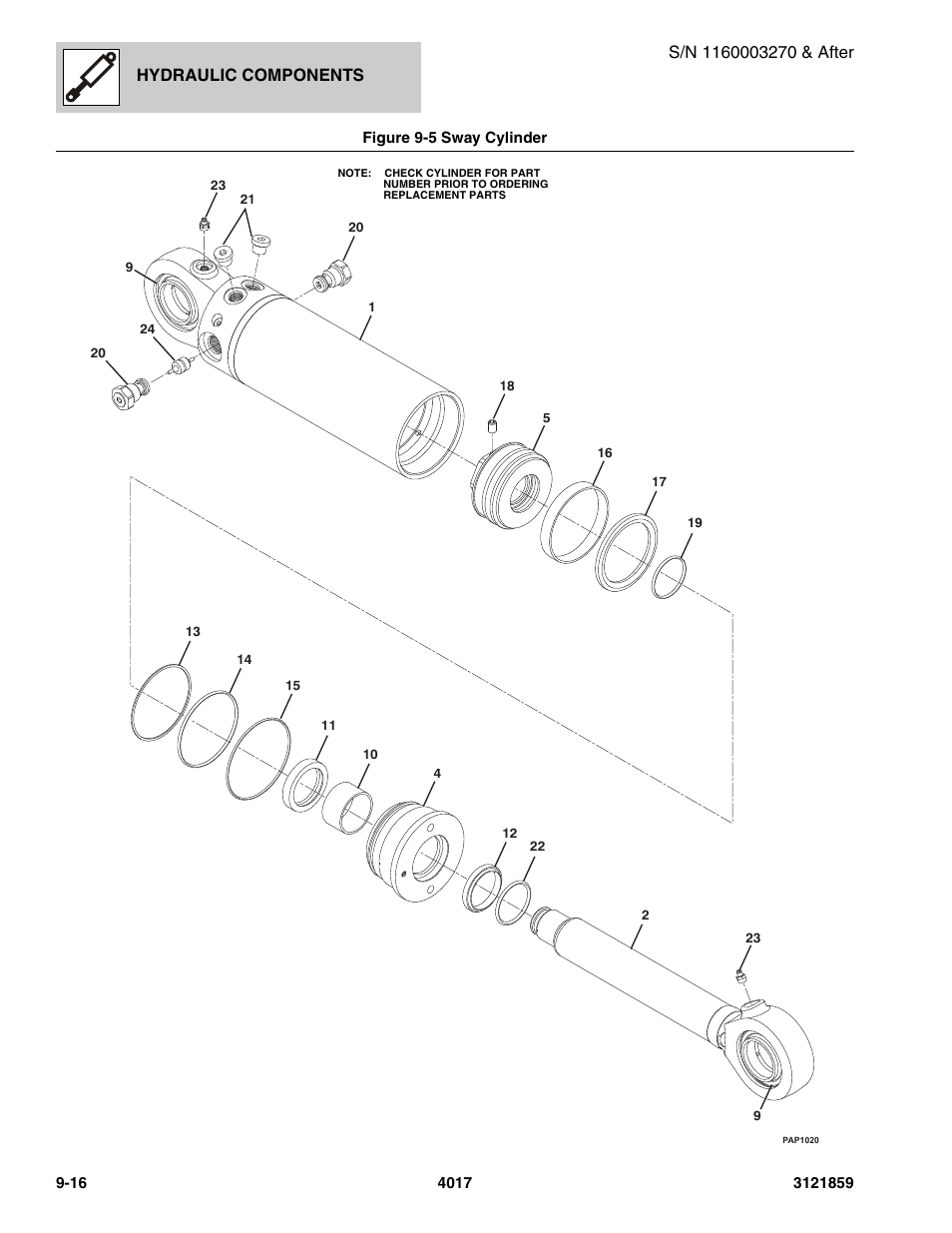 Hydraulic components | JLG 4017 Parts Manual User Manual | Page 244 / 357