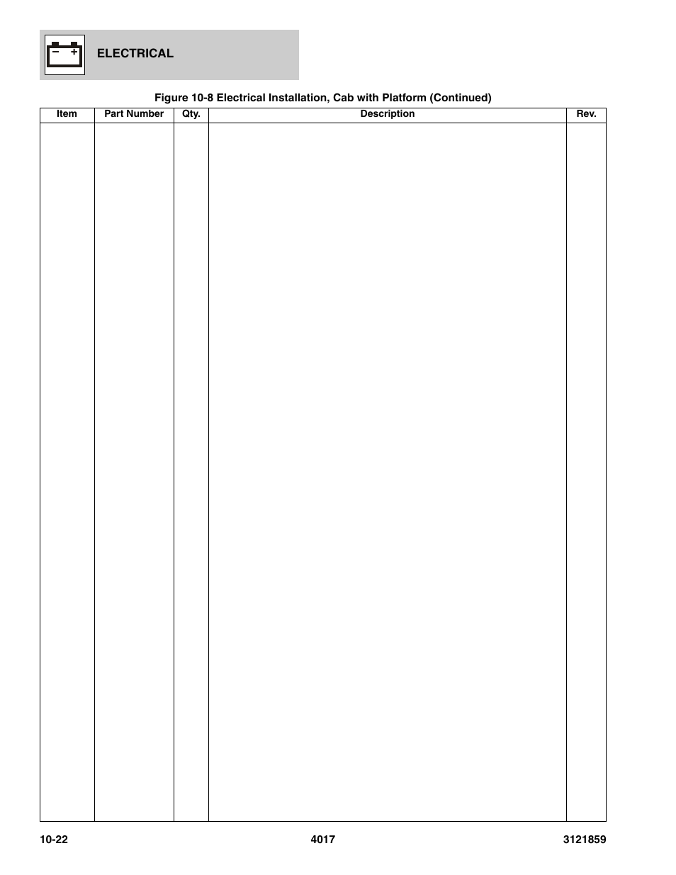 JLG 4017 Parts Manual User Manual | Page 293 / 357