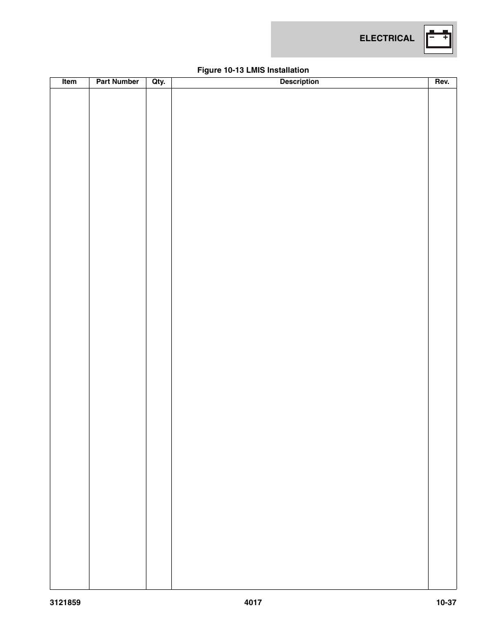 JLG 4017 Parts Manual User Manual | Page 308 / 357