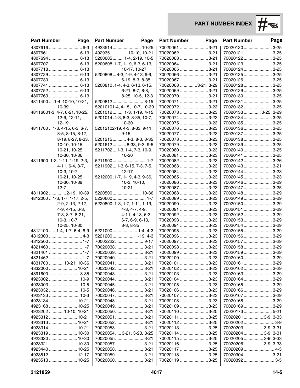 JLG 4017 Parts Manual User Manual | Page 350 / 357