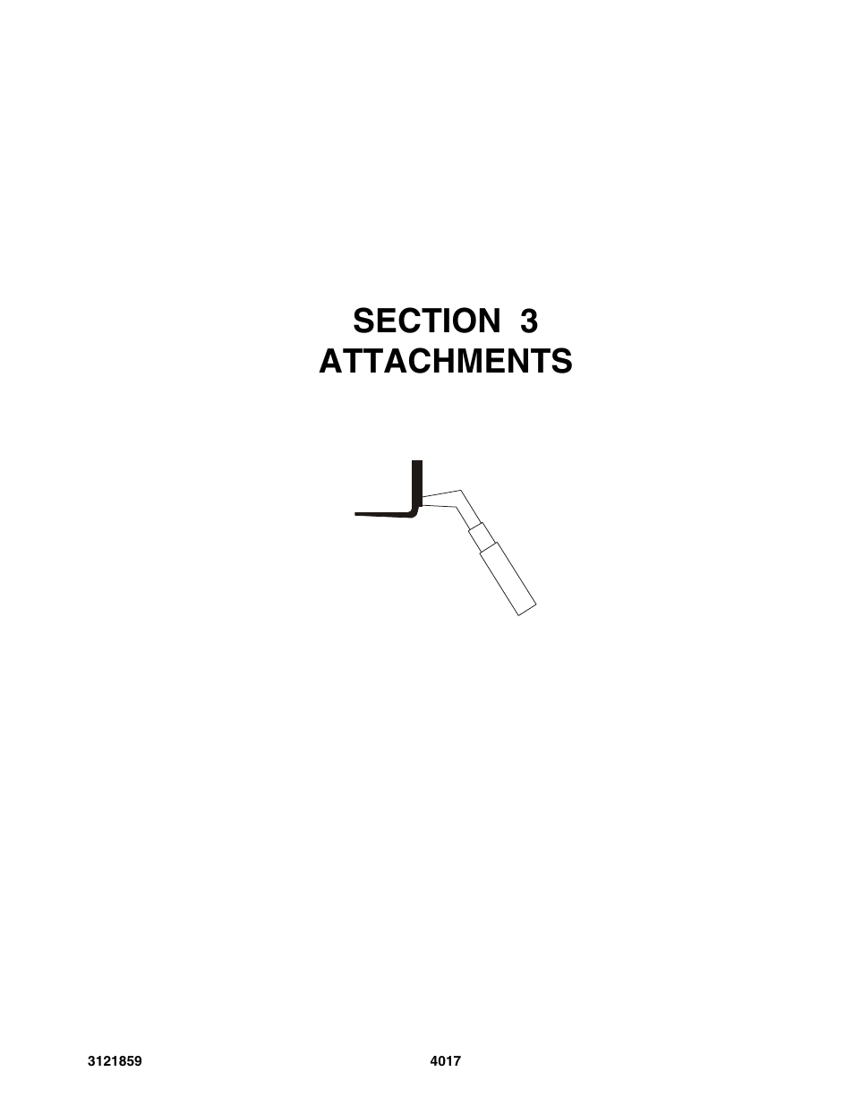 Section 3 attachments, Section 3, Attachments -1 | JLG 4017 Parts Manual User Manual | Page 51 / 357