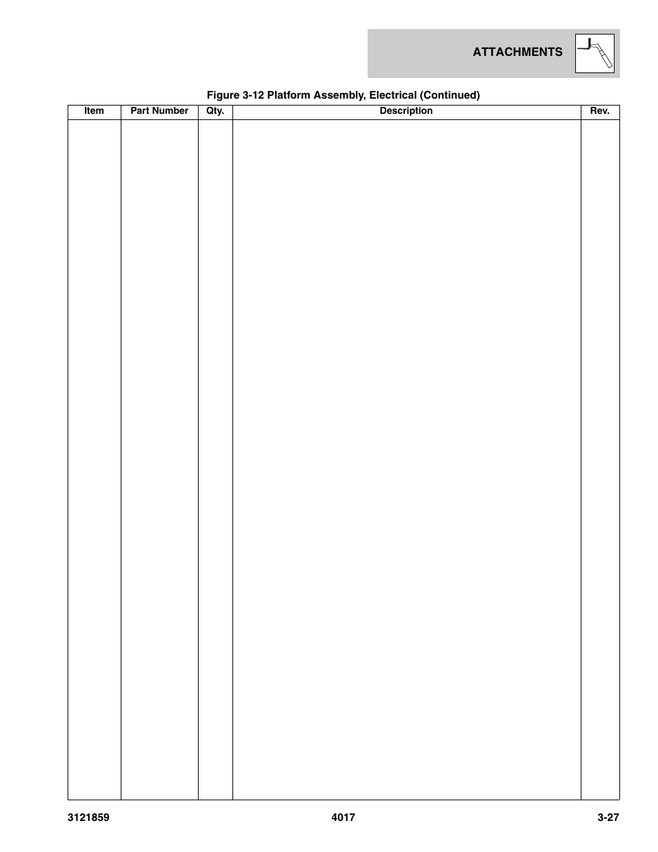 JLG 4017 Parts Manual User Manual | Page 77 / 357