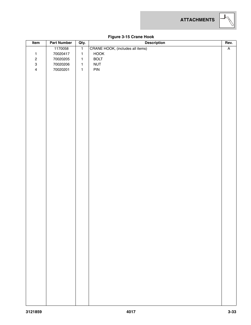 JLG 4017 Parts Manual User Manual | Page 83 / 357