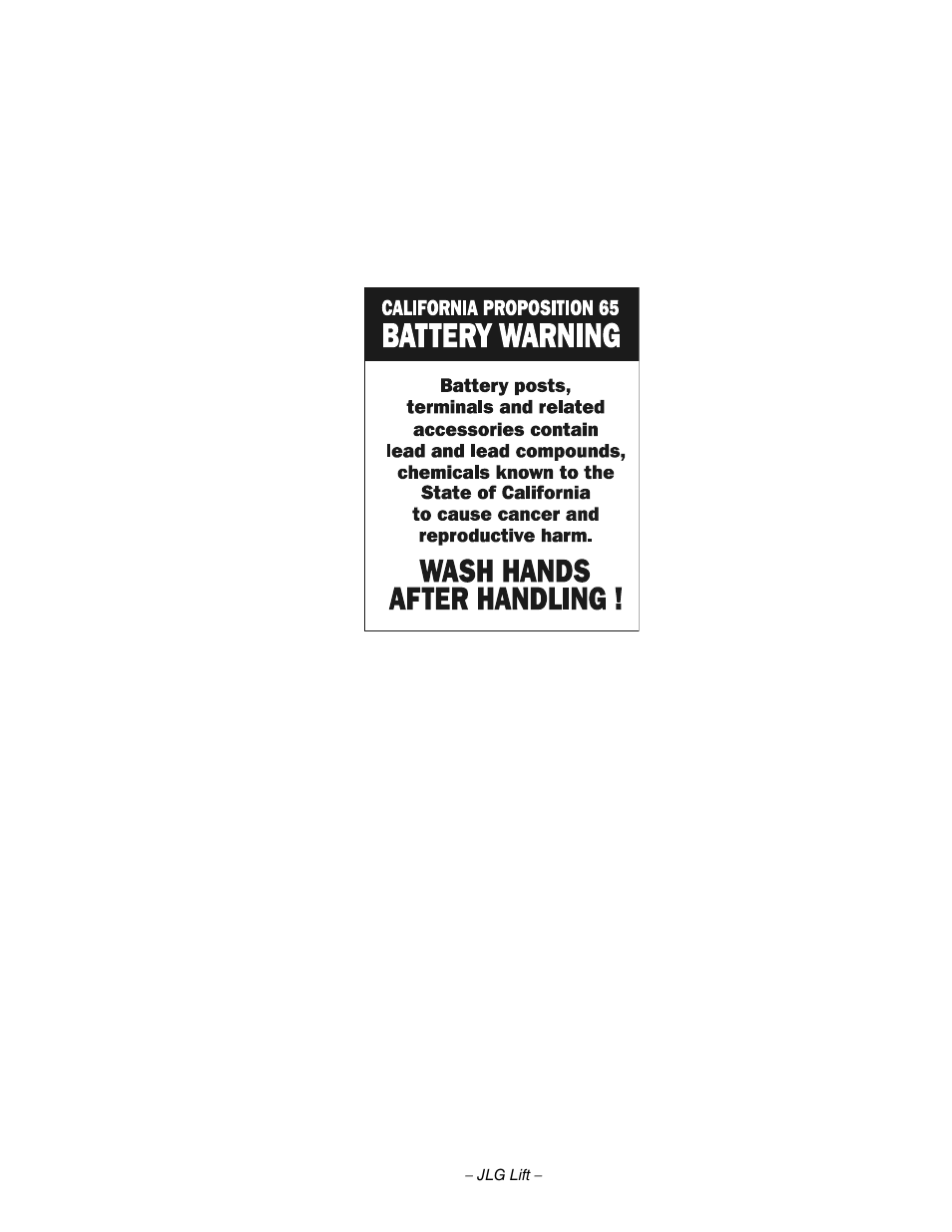 JLG 15VPSP Operator Manual User Manual | Page 2 / 52