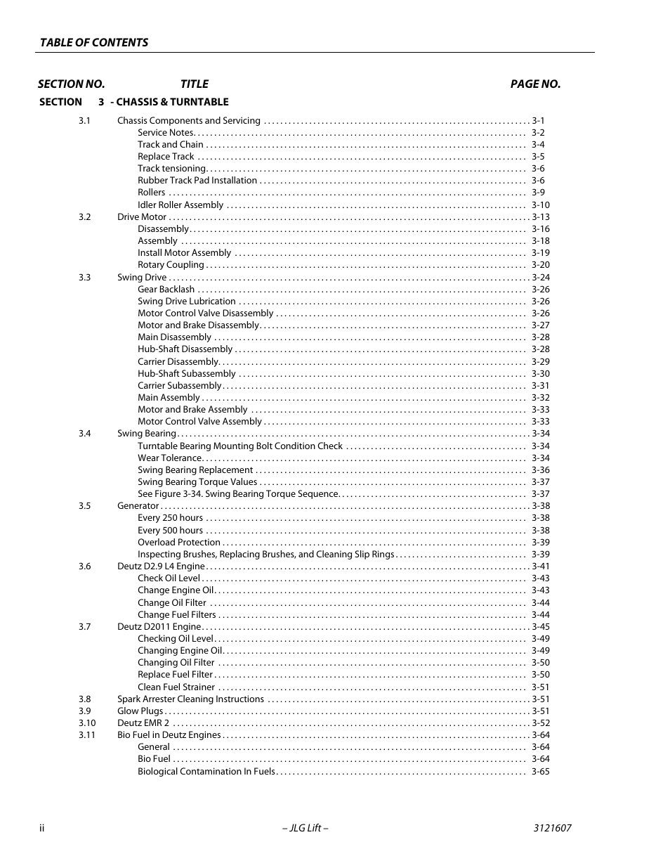 JLG 600SC_660SJC Service Manual User Manual | Page 6 / 270