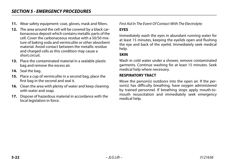 JLG X500AJ Operator Manual User Manual | Page 110 / 154