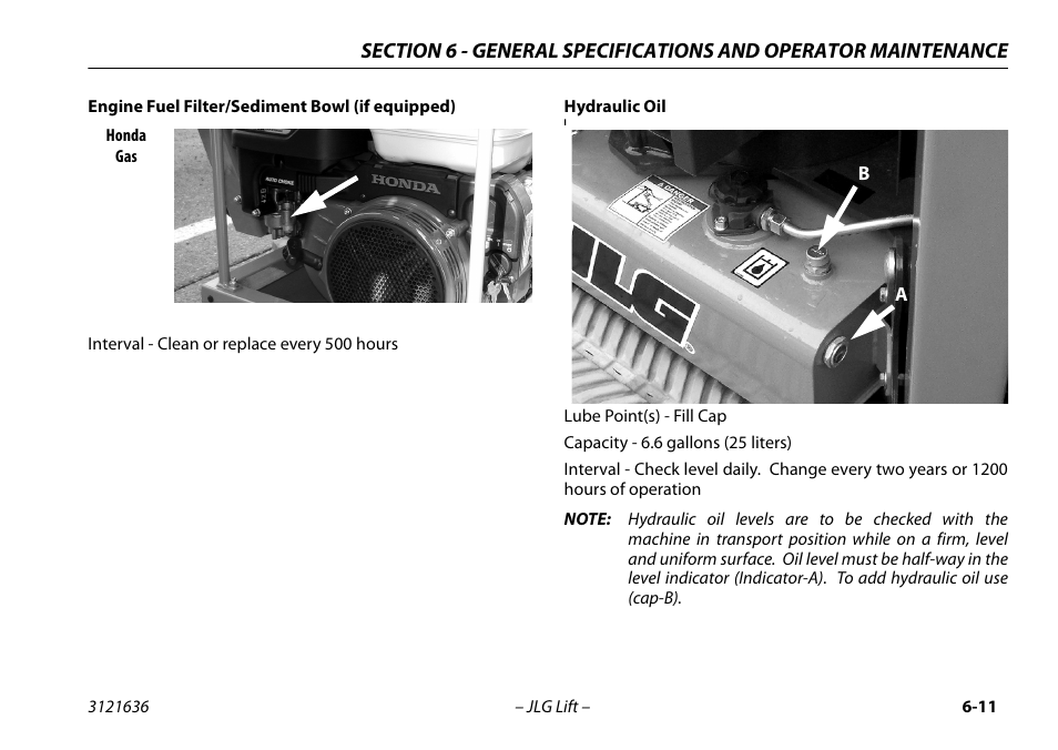 JLG X500AJ Operator Manual User Manual | Page 121 / 154