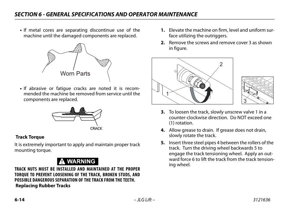 JLG X500AJ Operator Manual User Manual | Page 124 / 154