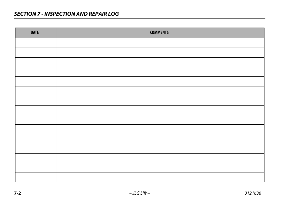 JLG X500AJ Operator Manual User Manual | Page 152 / 154