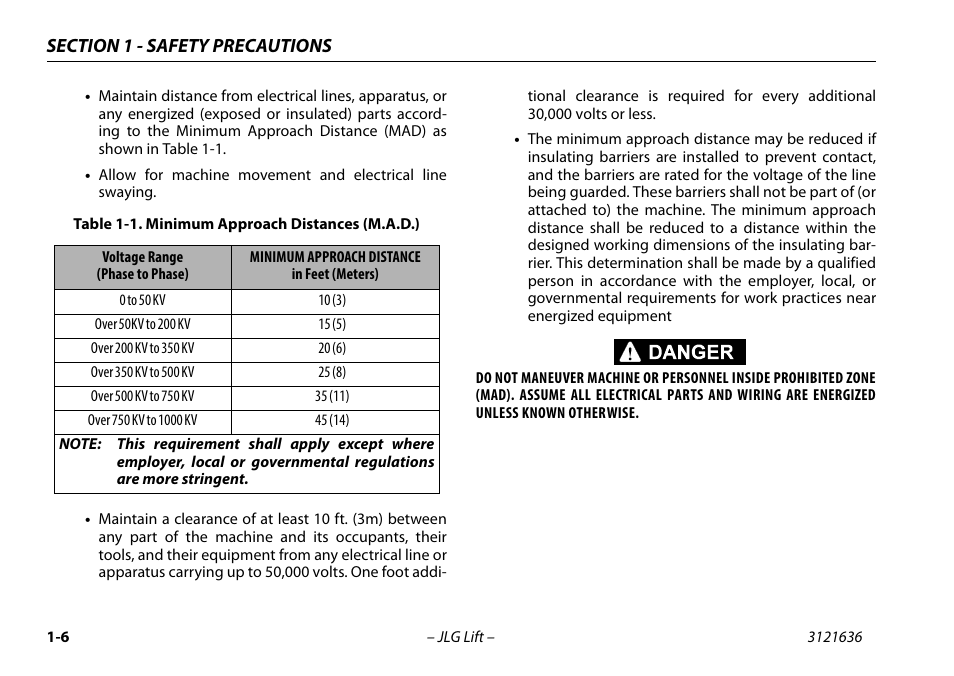 JLG X500AJ Operator Manual User Manual | Page 18 / 154