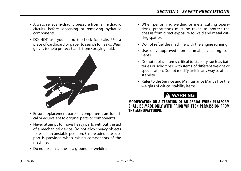 JLG X500AJ Operator Manual User Manual | Page 23 / 154