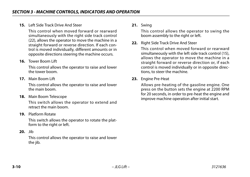 JLG X500AJ Operator Manual User Manual | Page 44 / 154