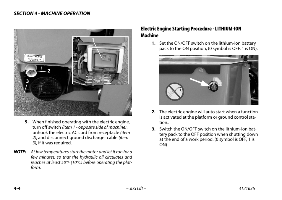 JLG X500AJ Operator Manual User Manual | Page 54 / 154