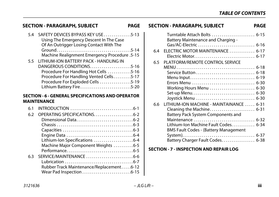 JLG X500AJ Operator Manual User Manual | Page 9 / 154