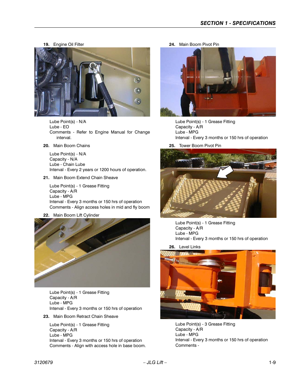JLG 150HAX ANSI Service Manual User Manual | Page 19 / 160
