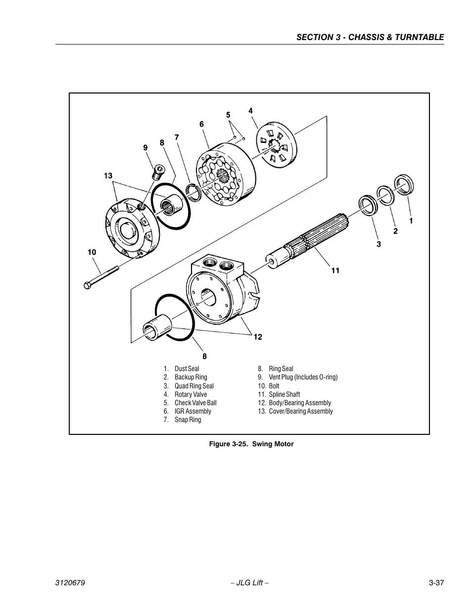 Swing motor -37 | JLG 150HAX ANSI Service Manual User Manual | Page 75 / 160