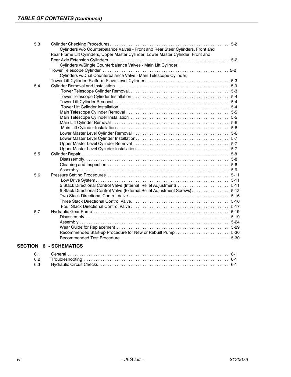 JLG 150HAX ANSI Service Manual User Manual | Page 8 / 160