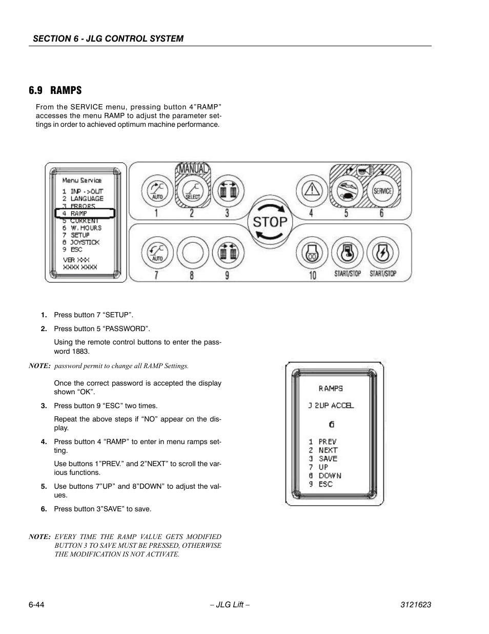 9 ramps | JLG X20JP - X600AJ Service Manual User Manual | Page 260 / 385