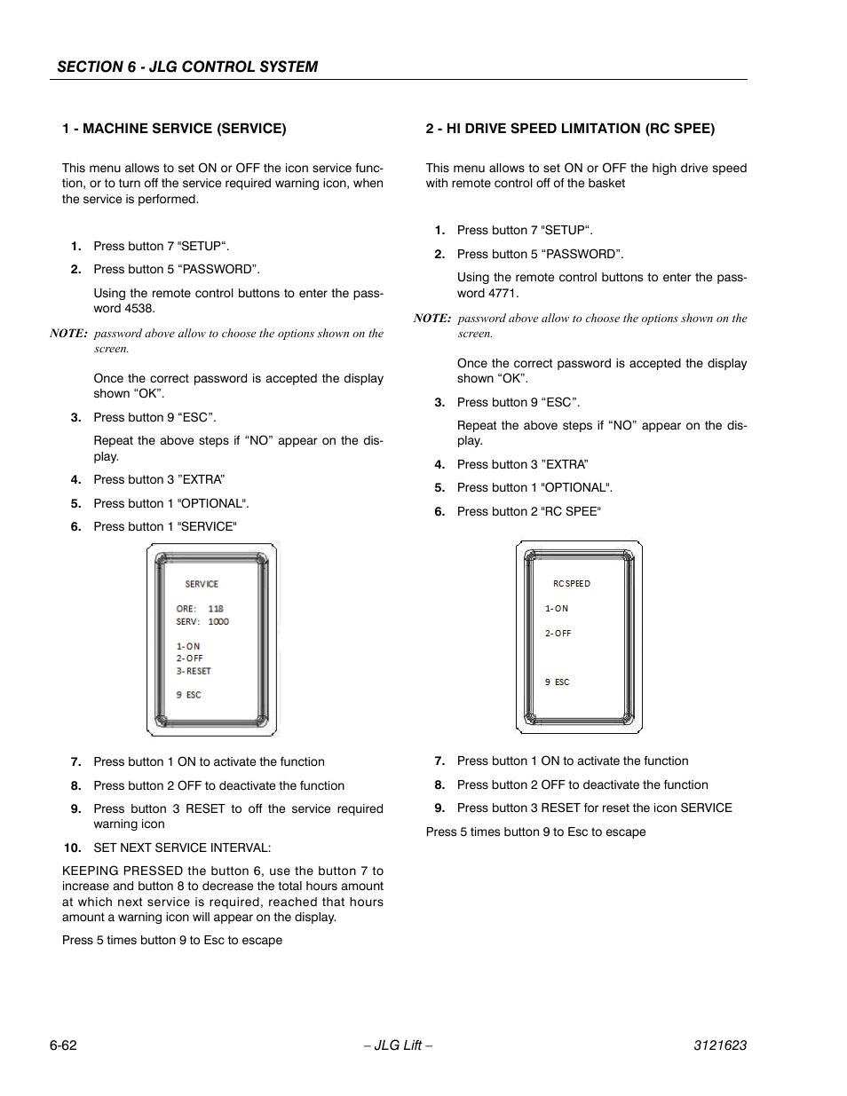 JLG X20JP - X600AJ Service Manual User Manual | Page 278 / 385