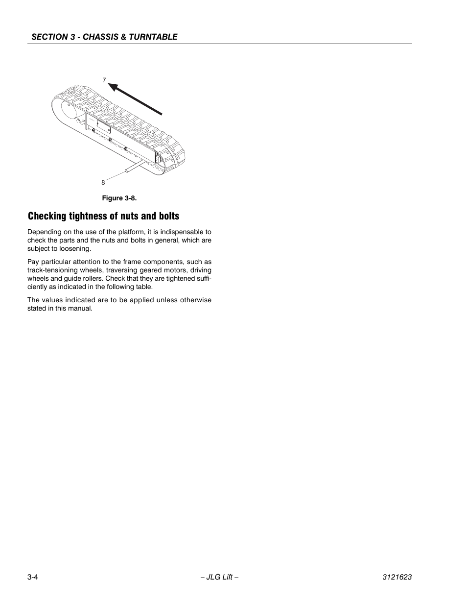 Checking tightness of nuts and bolts | JLG X20JP - X600AJ Service Manual User Manual | Page 28 / 385